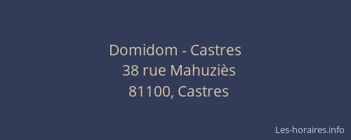Domidom - Castres