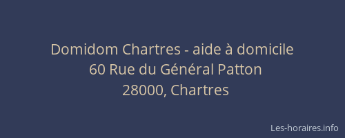 Domidom Chartres - aide à domicile