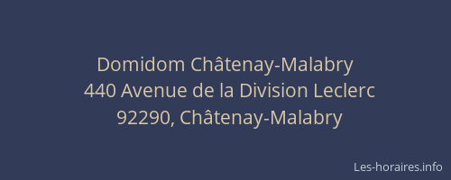 Domidom Châtenay-Malabry