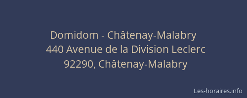 Domidom - Châtenay-Malabry
