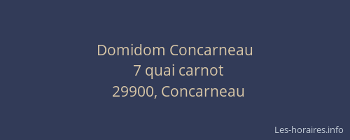 Domidom Concarneau
