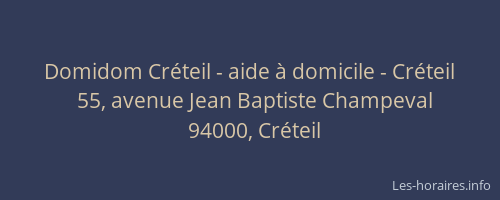 Domidom Créteil - aide à domicile - Créteil