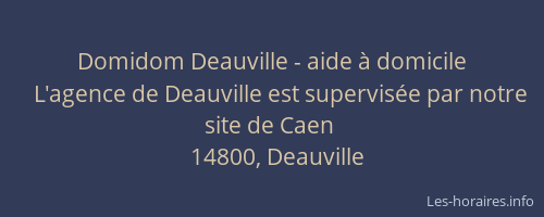Domidom Deauville - aide à domicile