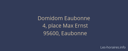 Domidom Eaubonne