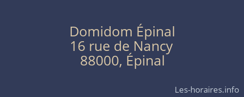 Domidom Épinal