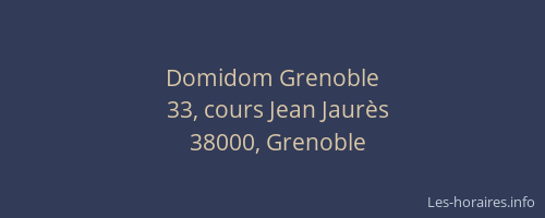 Domidom Grenoble