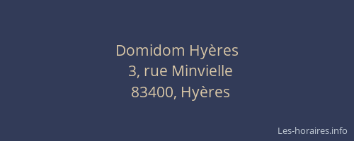 Domidom Hyères