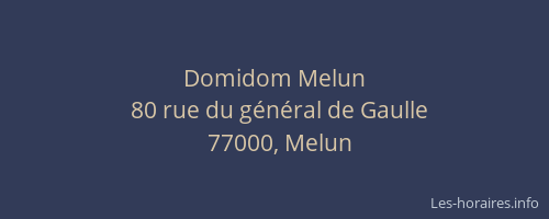 Domidom Melun
