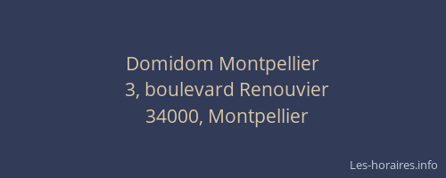Domidom Montpellier