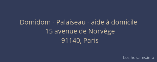 Domidom - Palaiseau - aide à domicile