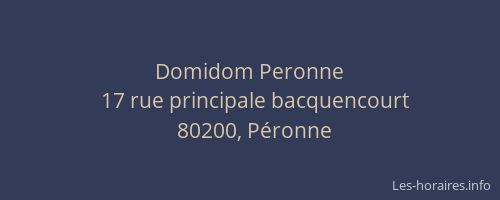 Domidom Peronne