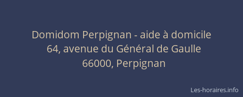 Domidom Perpignan - aide à domicile