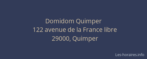 Domidom Quimper