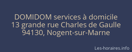 DOMIDOM services à domicile