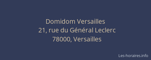 Domidom Versailles