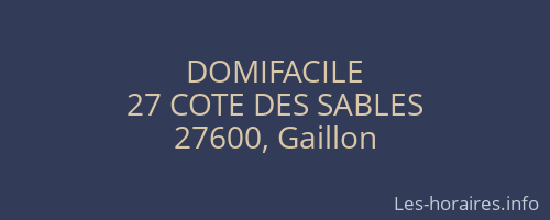 DOMIFACILE