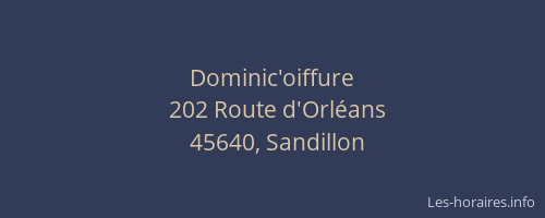Dominic'oiffure
