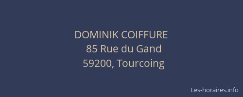 DOMINIK COIFFURE
