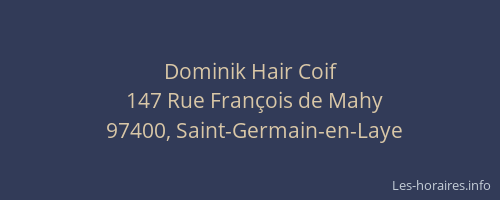 Dominik Hair Coif