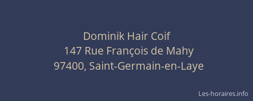 Dominik Hair Coif