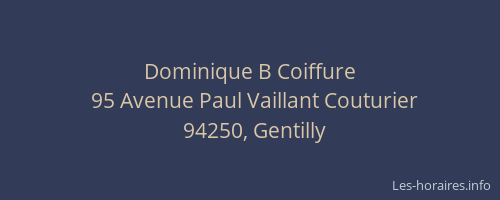 Dominique B Coiffure