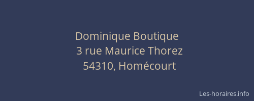 Dominique Boutique