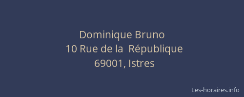 Dominique Bruno