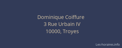 Dominique Coiffure