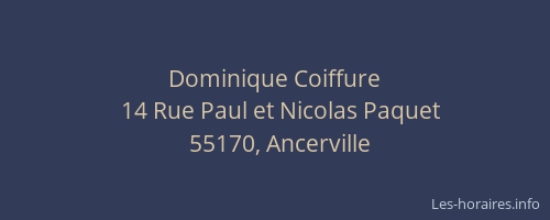 Dominique Coiffure