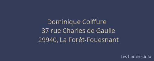 Dominique Coiffure