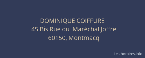 DOMINIQUE COIFFURE