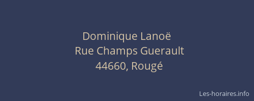 Dominique Lanoë