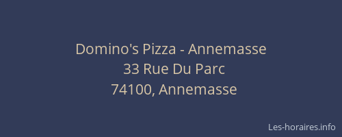 Domino's Pizza - Annemasse