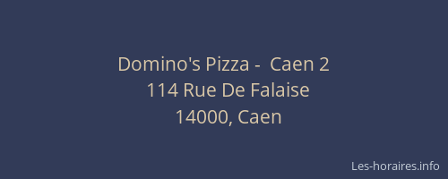 Domino's Pizza -  Caen 2