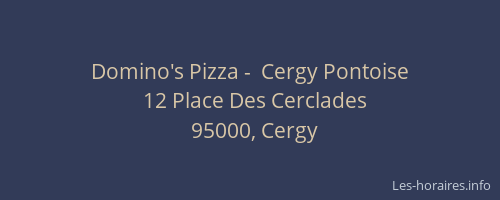 Domino's Pizza -  Cergy Pontoise