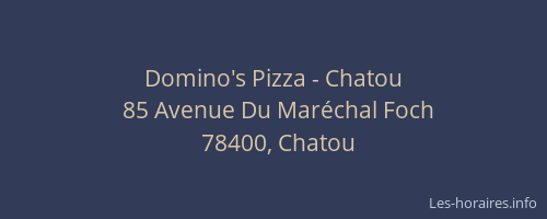 Domino's Pizza - Chatou