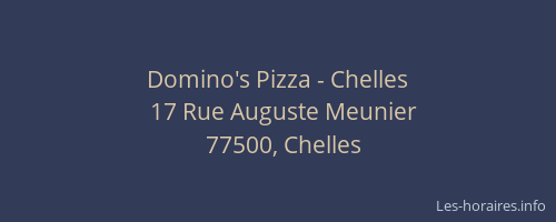 Domino's Pizza - Chelles