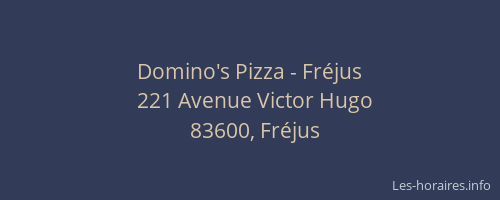 Domino's Pizza - Fréjus