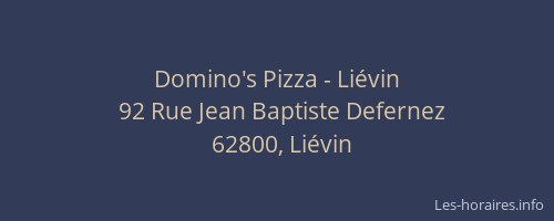 Domino's Pizza - Liévin