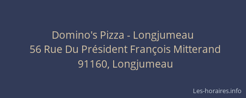 Domino's Pizza - Longjumeau