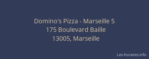 Domino's Pizza - Marseille 5