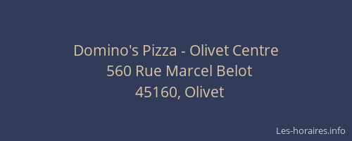 Domino's Pizza - Olivet Centre