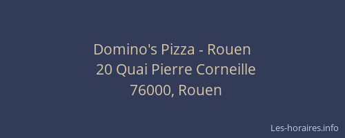 Domino's Pizza - Rouen
