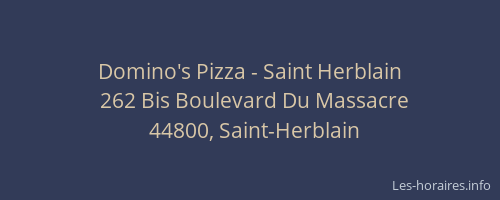 Domino's Pizza - Saint Herblain