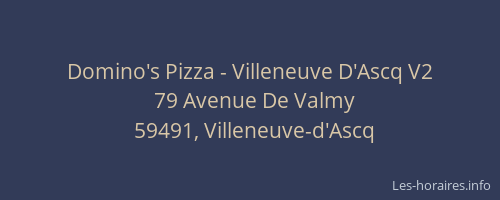 Domino's Pizza - Villeneuve D'Ascq V2