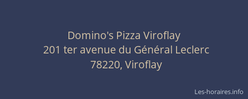 Domino's Pizza Viroflay