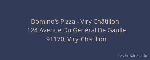 Domino's Pizza - Viry Châtillon