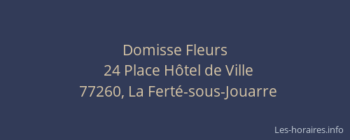 Domisse Fleurs