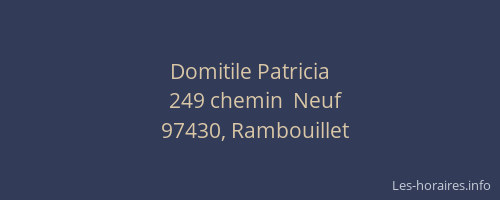 Domitile Patricia