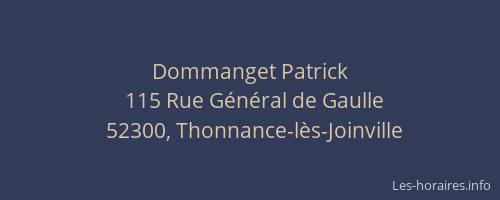 Dommanget Patrick